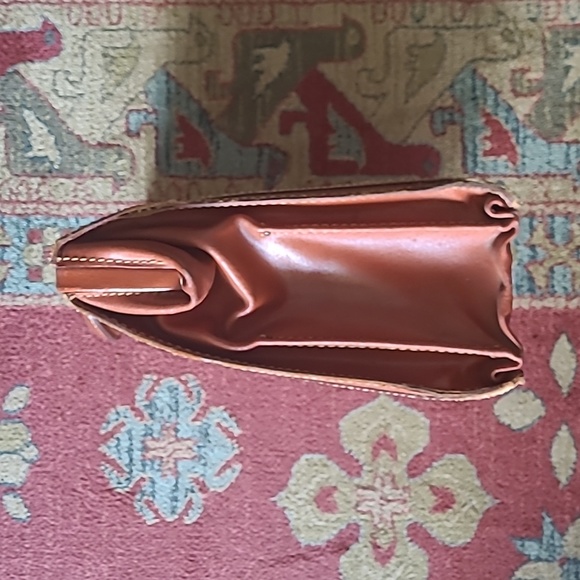 VINTAGE SPLIT COWHIDE LEATHER BRIEFCASE BAG - Picture 6 of 16